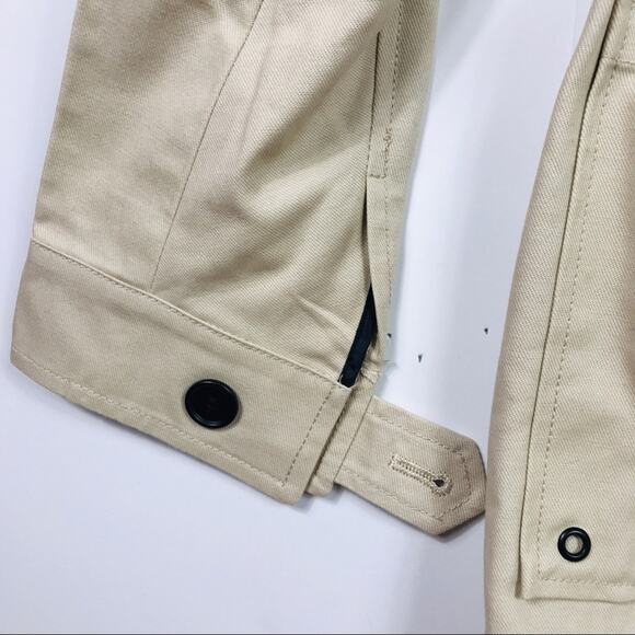 Avec Les Filles  Light Canvas Double-Breasted Trench Coat - Picture 10 of 10